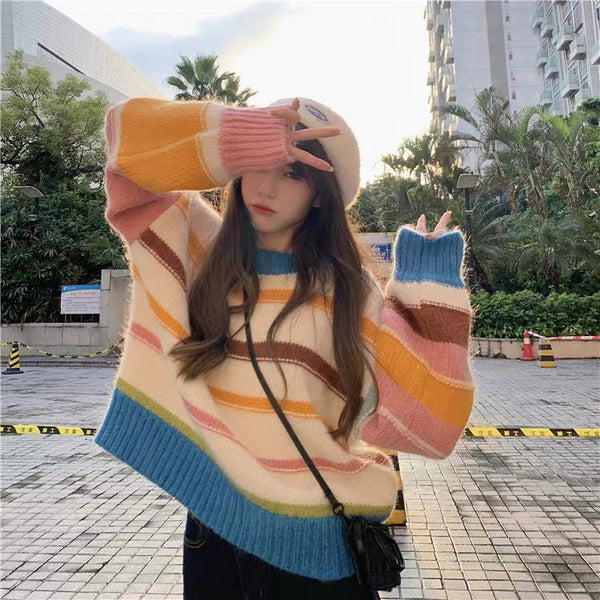 Pastel Rainbow Sweater