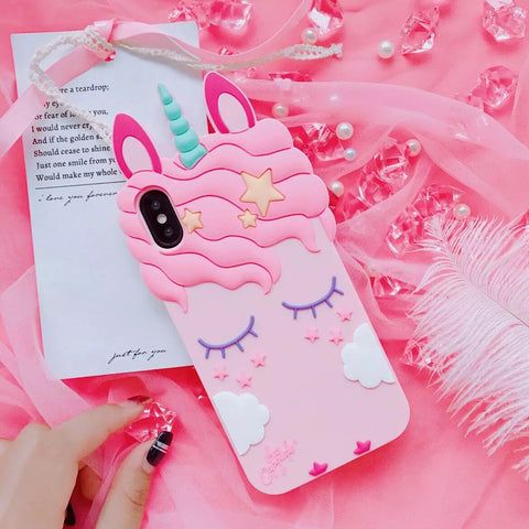 Unicorn Phone Case For Iphone6/6s/6p/7/8/7/8plus/X/XS/XR/XSmax