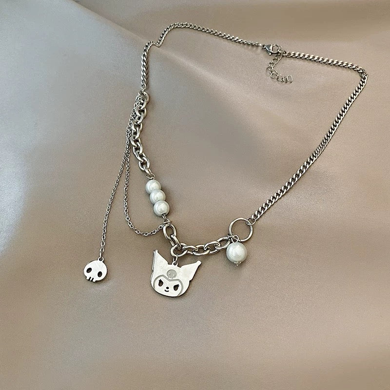 POYAMUSE Cute Kuromi Pendant Necklace, Kawaii Cinnamoroll Dog Charm  Necklace, BFF Gifts Jewelry (Black) : Clothing, Shoes & Jewelry 