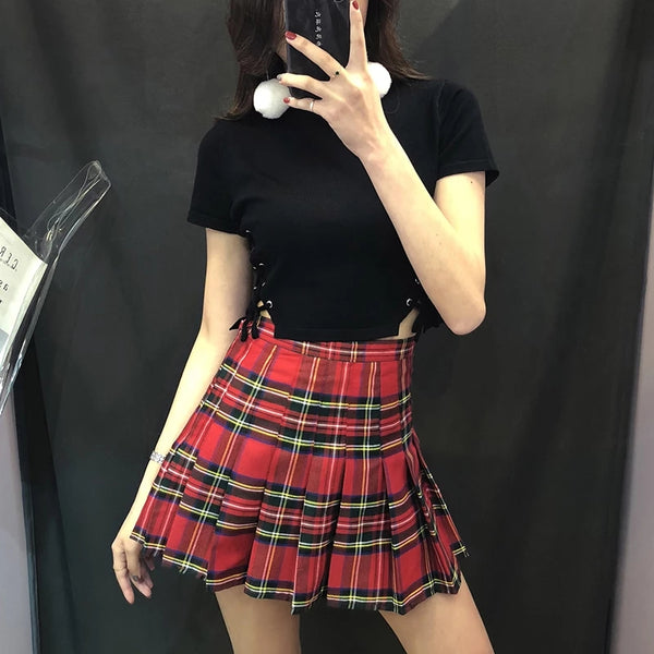 Sexy Plaid Skirt