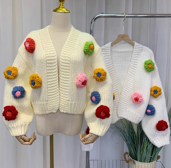 Cute Flowers Sweater