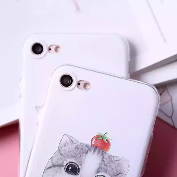 Kawaii Pet Phone Case For Iphone6/6S/6P/7/7P/8/8plus/X/XS/XR/Xs max