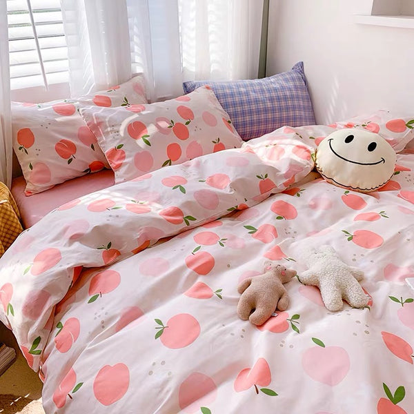 Pinky Peach Bedding Set