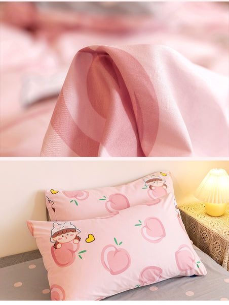 Peach Baby Bedding Set