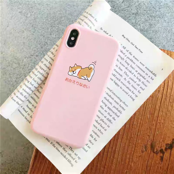 Funny Puppy Phone Case For Iphone6/6S/6P/7/7P/8/8plus/X/XS/XR/Xs max/11/11pro/11proMAX