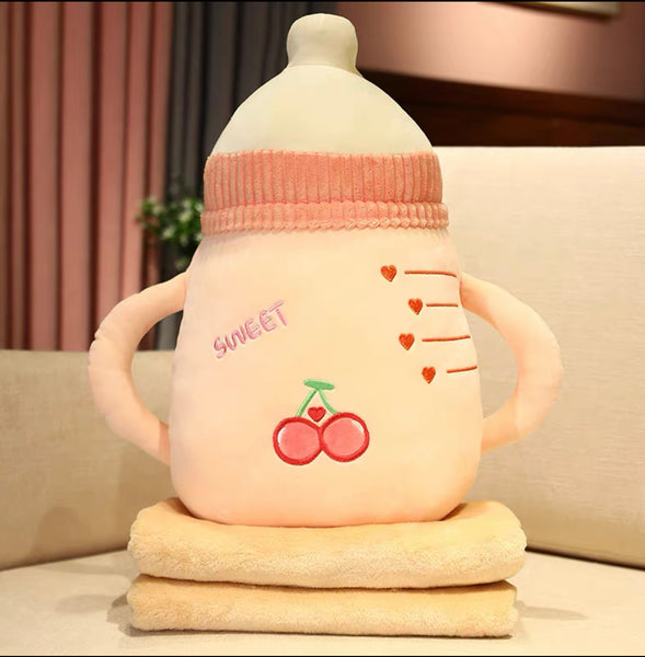 Funny Bottle Pillow & Blanket