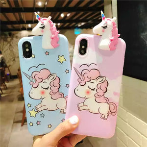 Unicorn Phone Case For Iphone6/6S/6Plus/7/7Plus/8/8Plus/X