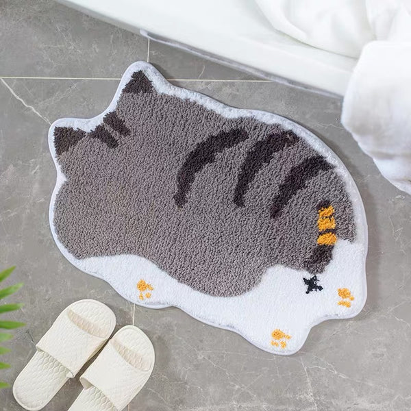 Kawaii Cat Floor Mat