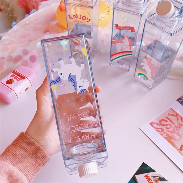 Cute Unicorn Milk Bottle