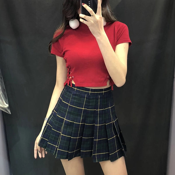 Sexy Plaid Skirt