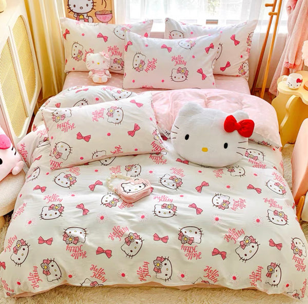 Cute Kitty Bedding Set