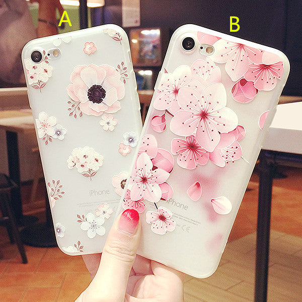 Flowers Phone Case For Iphone6/6s/6p/7/7plus/8/8plus
