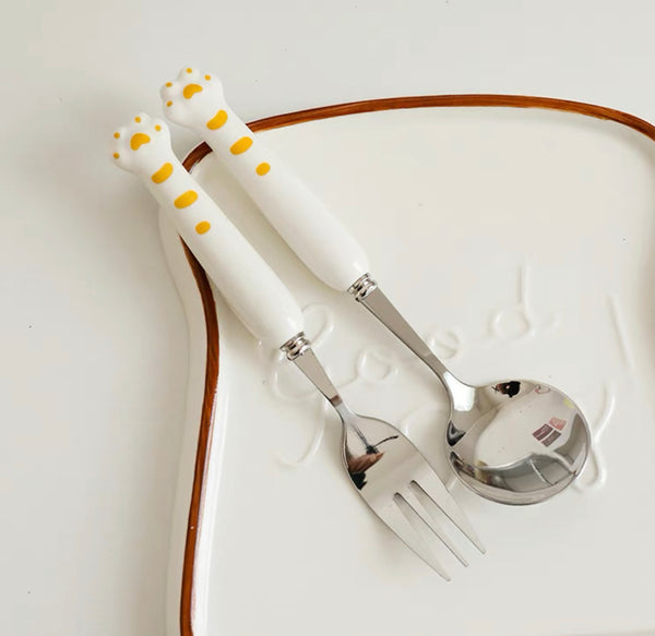 Cute Paw Spoon & Fork