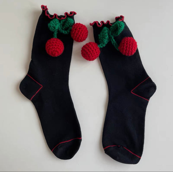 Cute Cherry Socks