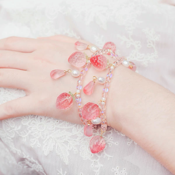 Cute Strawberry Bracelet