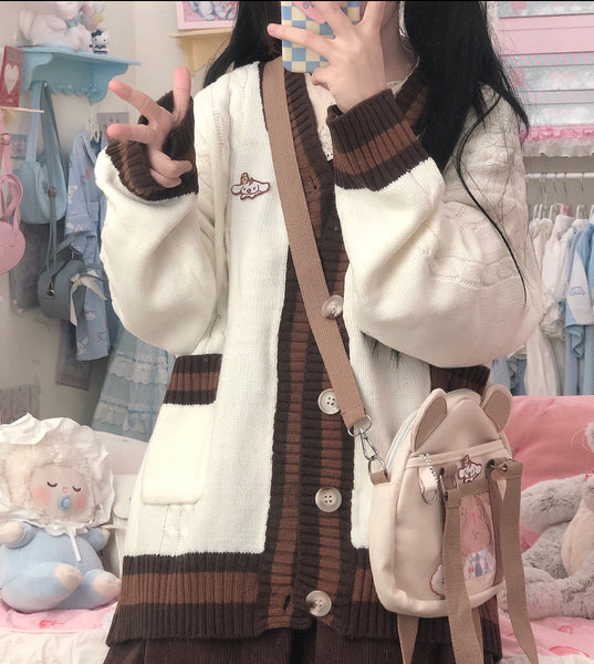 Harajuku Style Sweater Coat