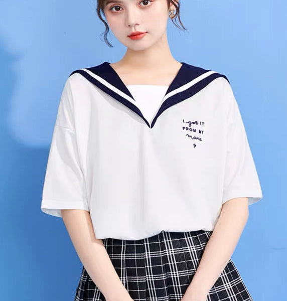 Sailor Collar T-Shirt