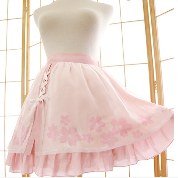 Sweet  Sakura Skirt