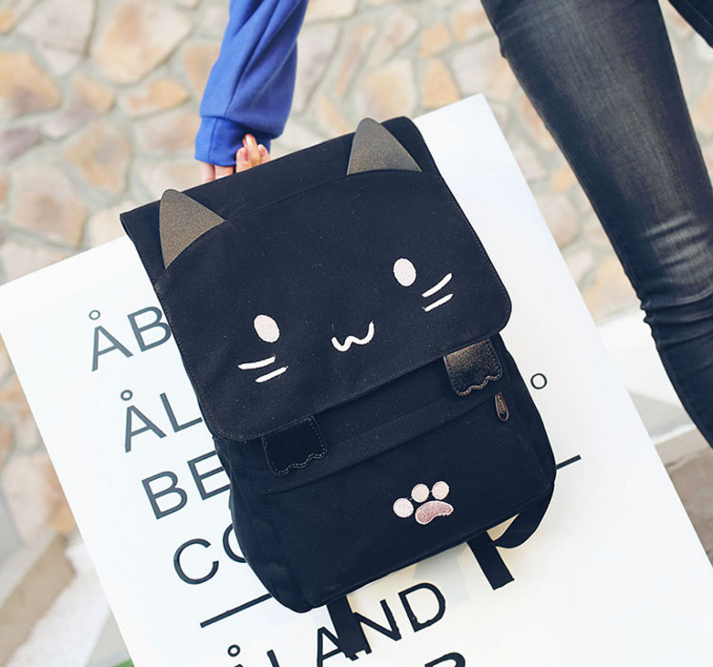 Pink Kawaii Cat Backpack (1.0)