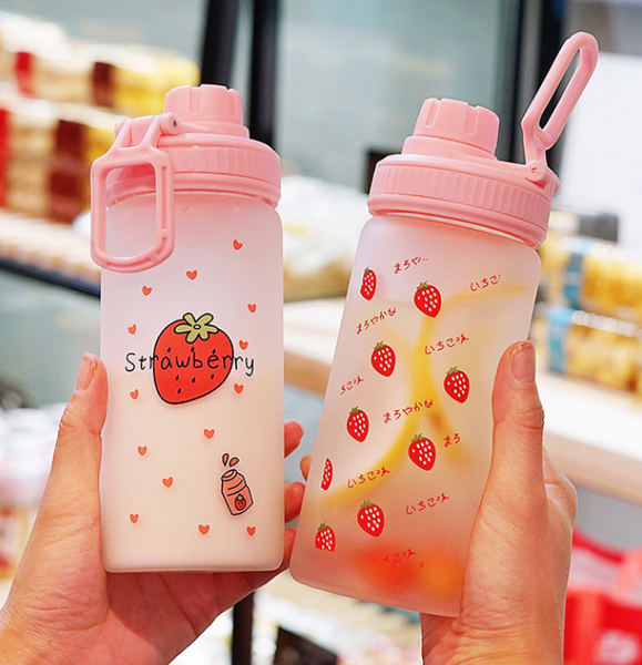 Cute Strawberry Drinking Bottle