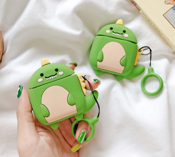 Cute Dinosaur Airpods Protector Case For Iphone