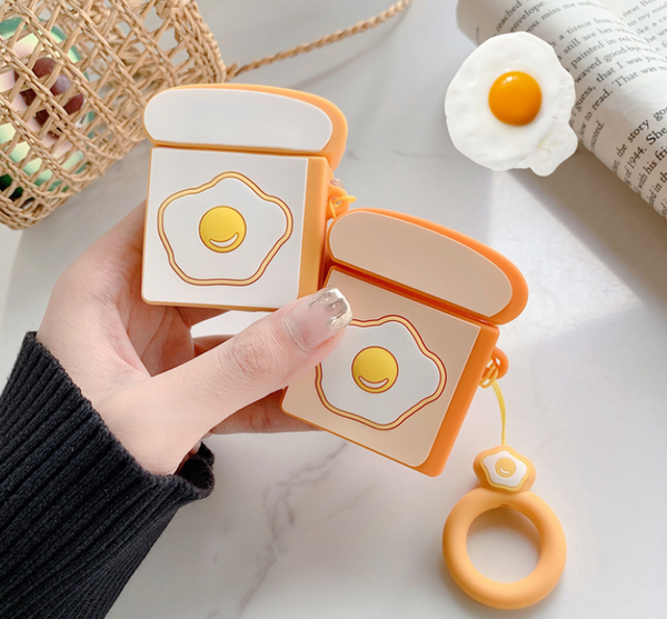 Poached Egg Airpods Protector Case For Iphone(AirPods 1/2)