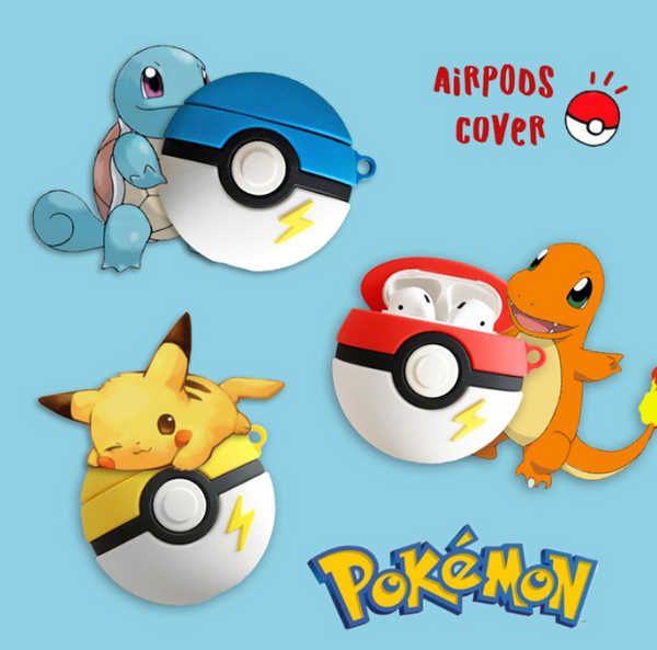 Poke Ball Airpods Protector Case For Iphone(AirPods 1/2)
