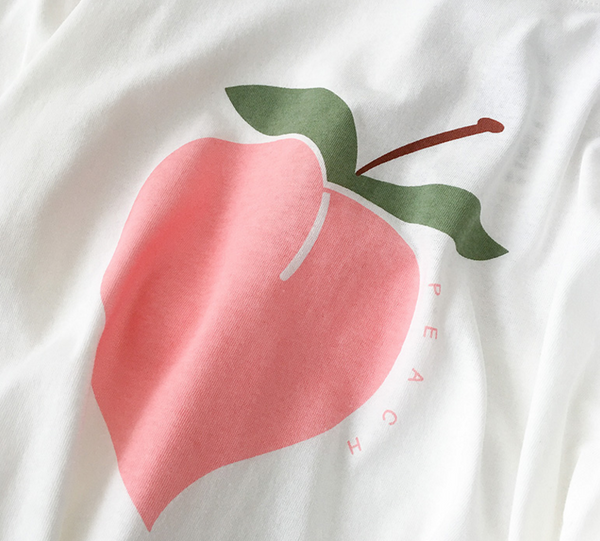 Sweet Peach T-Shirt & Skirt