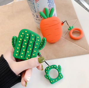 Carrots And Cactus Airpods Protector Case For Iphone