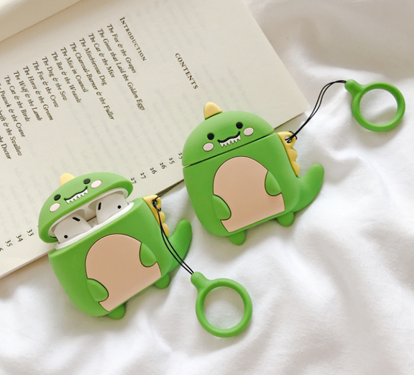 Cute Dinosaur Airpods Protector Case For Iphone