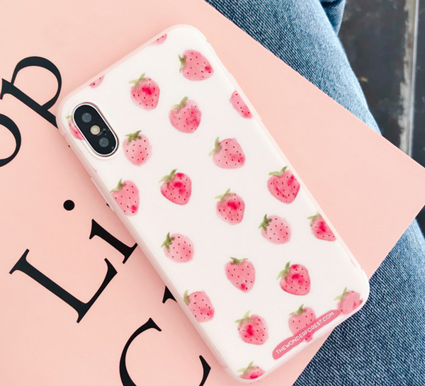 Little Strawberry Phone Case For Iphone6/6S/6Plus/7/7Plus8/8plus/X/XS/XR/XSmax