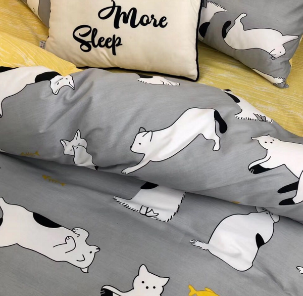 Harajuku Cats Bedding Set