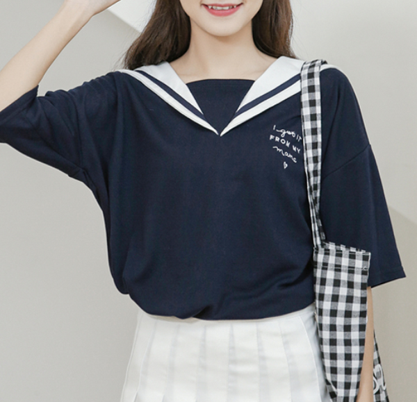 Sailor Collar T-shirt