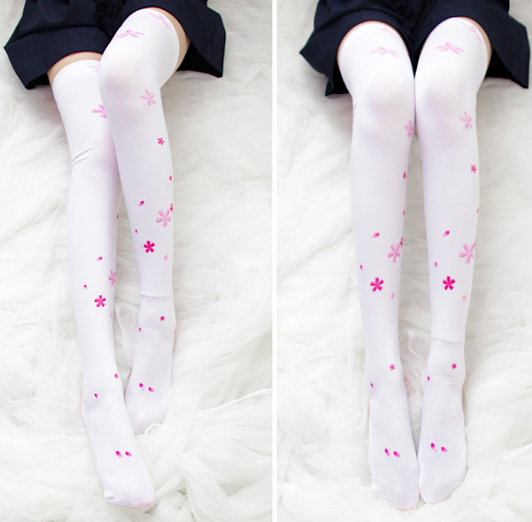 Sakura Knee-high Socks