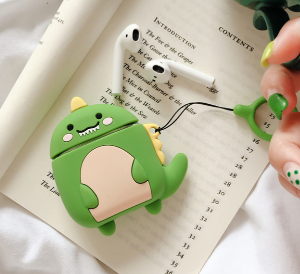 Cute Dinosaur Airpods Protector Case For Iphone