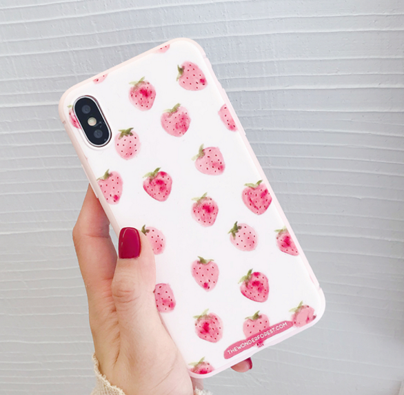 Little Strawberry Phone Case For Iphone6/6S/6Plus/7/7Plus8/8plus/X/XS/XR/XSmax