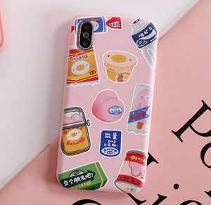 Snacks Phone Case For Iphone6/6s/6p/7/8/7/8plus/X/XS/XR/XSmax
