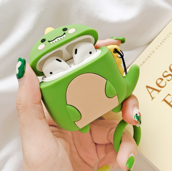 Cute Dinosaur Airpods Protector Case For Iphone