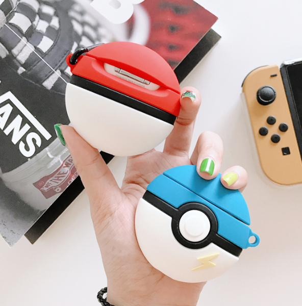 Poke Ball Airpods Protector Case For Iphone(AirPods 1/2)