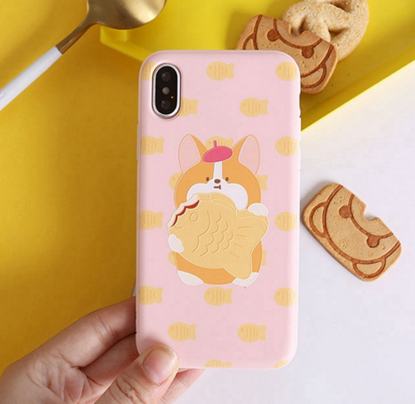 Puppy Phone Case For Iphone5/5s/5se/6/6S/6P/7/7P/8/8plus/X/XS/XR/Xs max