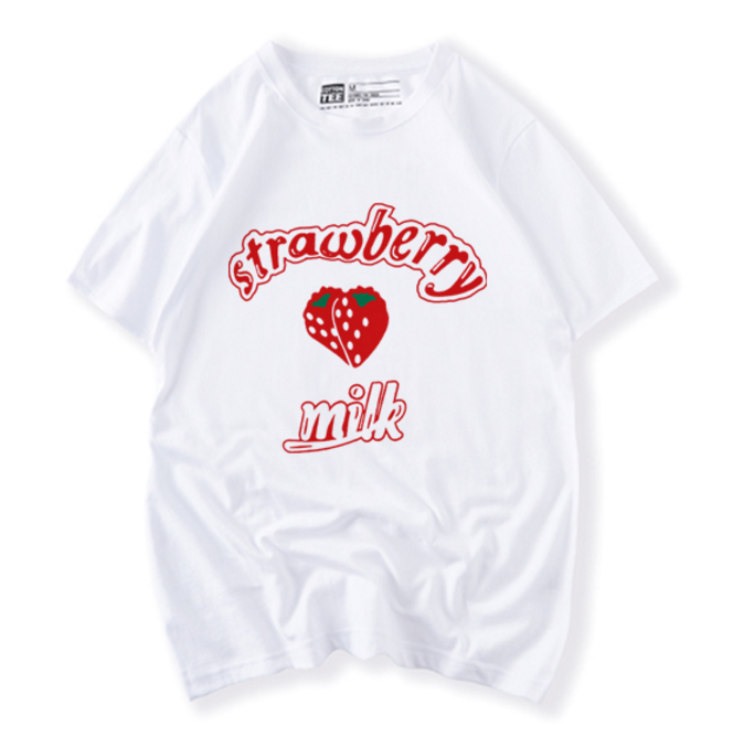 Cute Strawberry Milk T-shirt – ivybycrafts