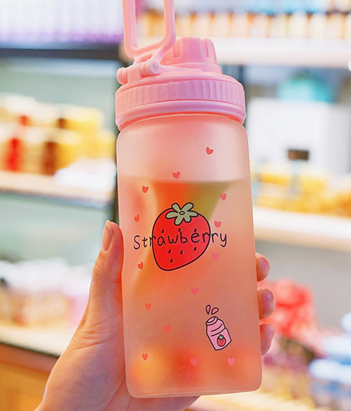 Cute Strawberry Drinking Bottle