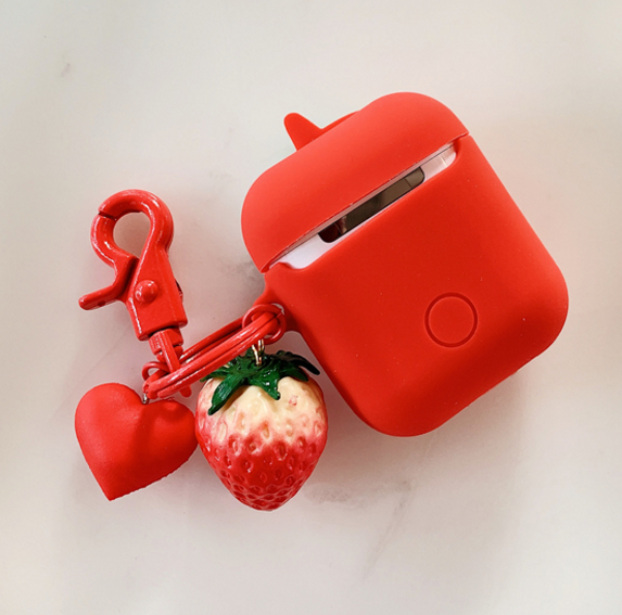 Strawberry Airpods Protector Case For Iphone(AirPods 1/2)