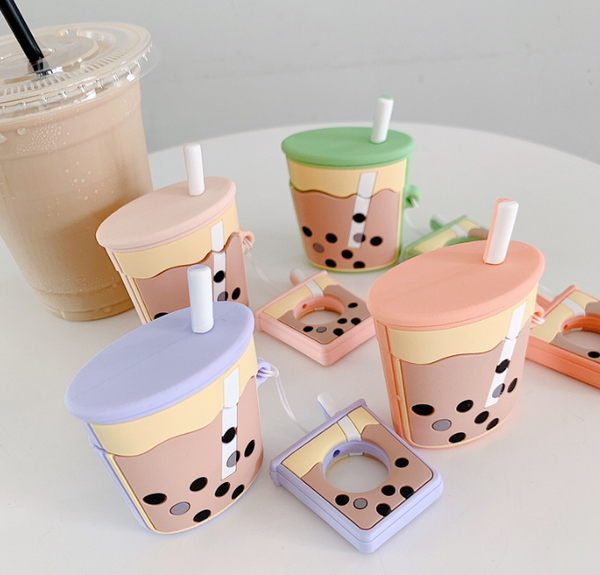 Milk Tea Airpods Protector Case For Iphone(AirPods 1/2)