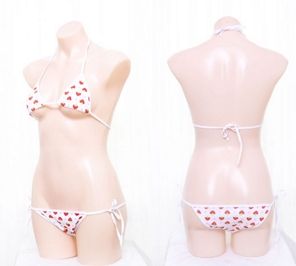 Sweet Strawberry Underwear Suit
