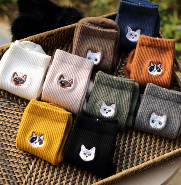 Cute Cat Socks