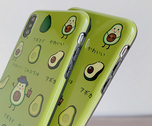 Cute Avocado Phone Case For Iphone6/6s/6p/7/8/7/8plus/X/XS/XR/XSmax