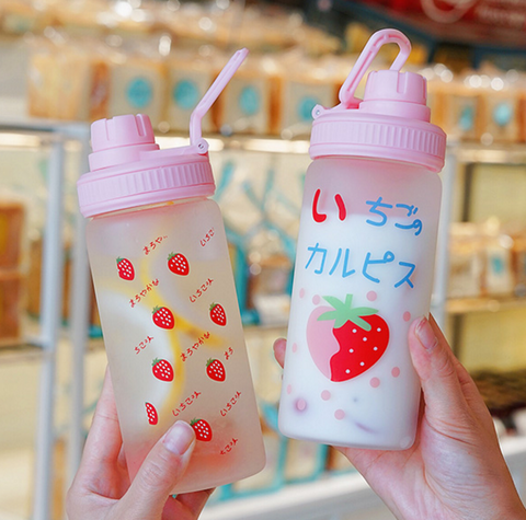 Cute Strawberry Drinking Bottle