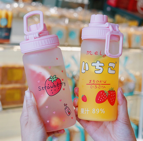 Cute Strawberry Drinking Bottle