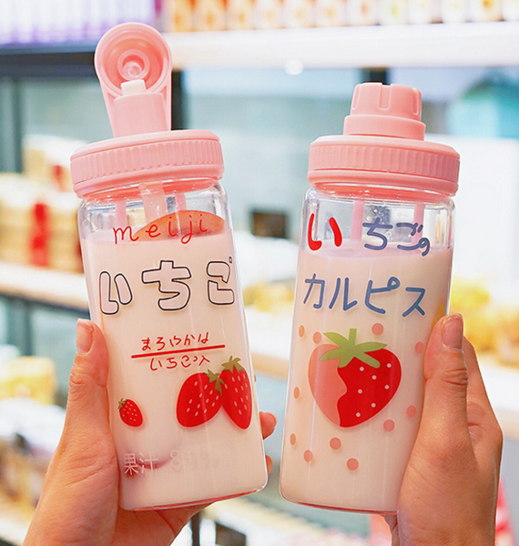 Sweet Strawberry Drinking Bottle